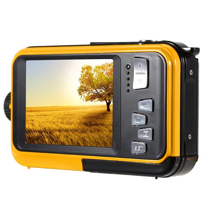 Underwater Camera - B50B-Self-Timer Underwater Camera 16X Dual Screen