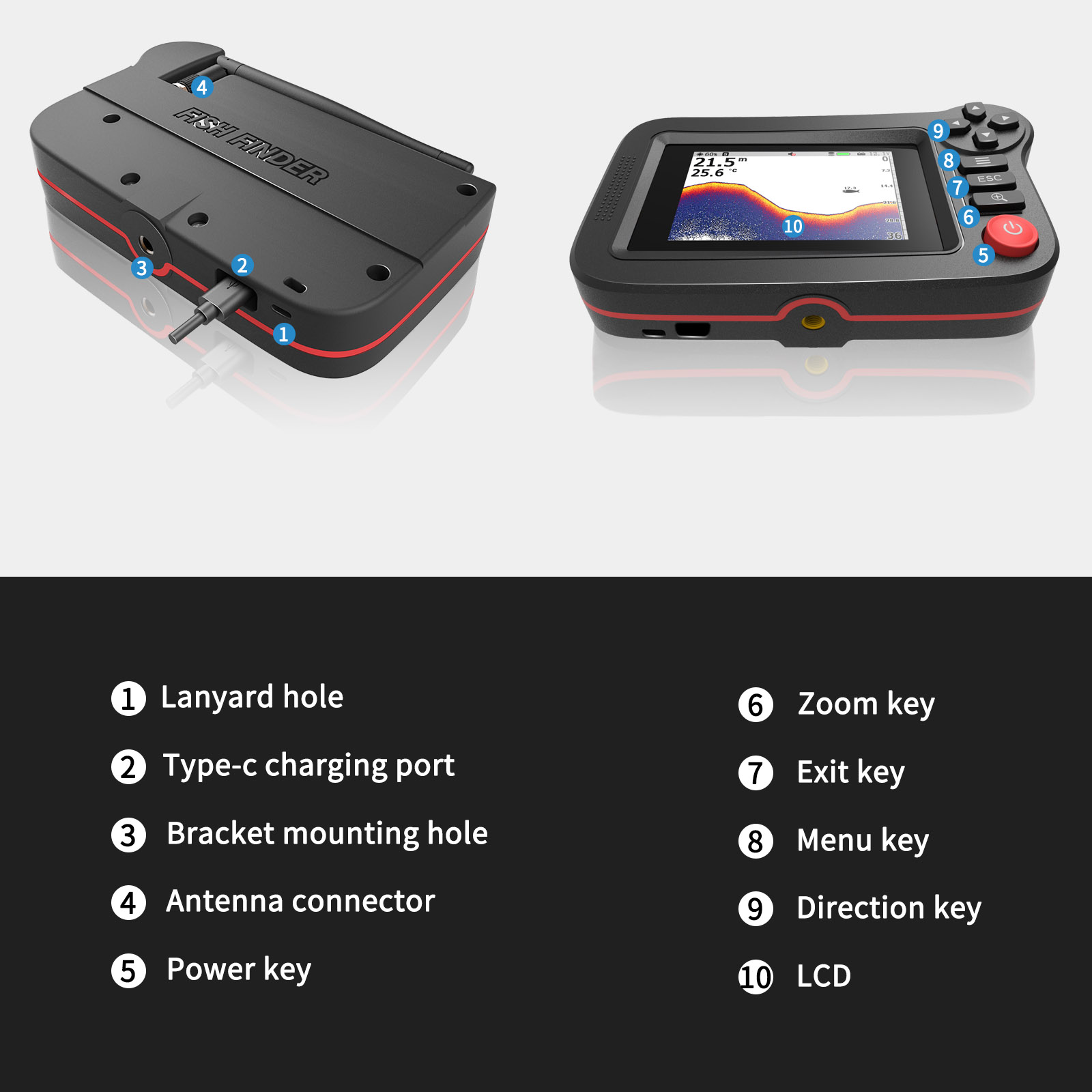 Smart Fish Finder - Portable F – Fish Finder Portable Bewertung und Preis