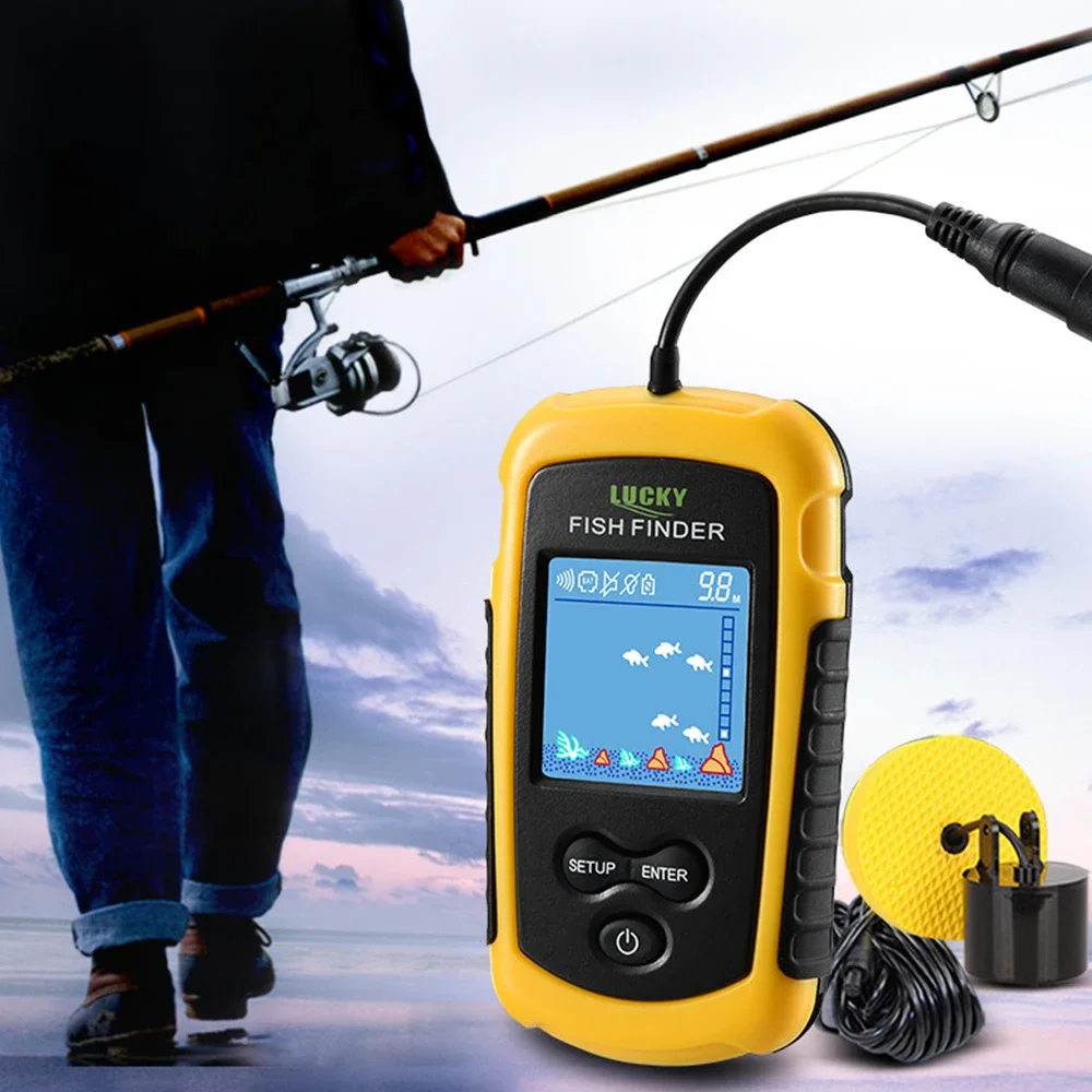 Lucky LCD Color Screen Portabl – Fish Finder Transducer Bewertung und Preis
