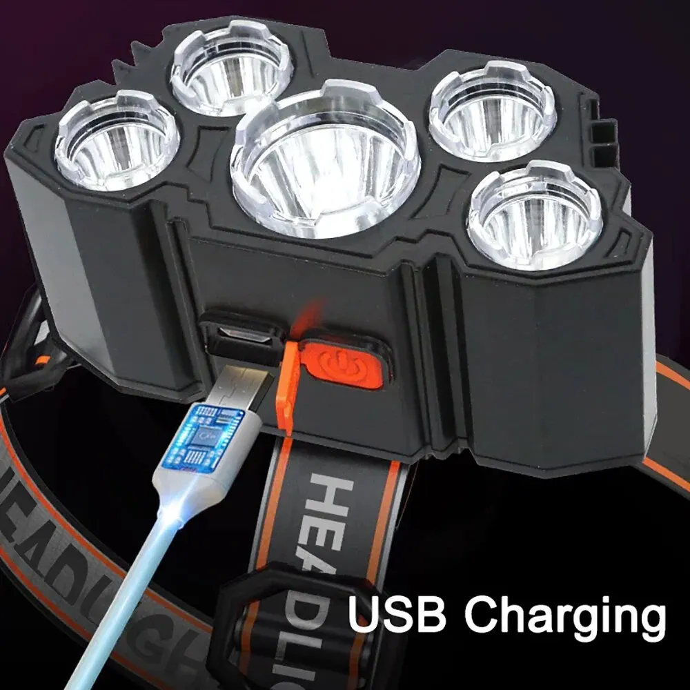 Rechargeable 5 LED Headlamp St – Fish Finder Battery Bewertung und Preis