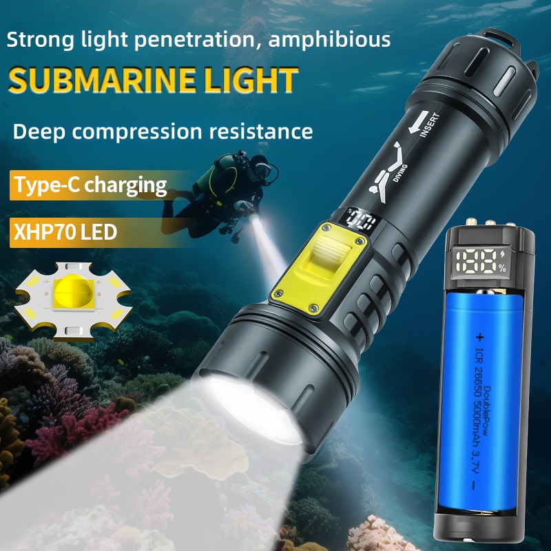 New XHP70 Diving Flashlight IP – Fishing Light Bewertung und Preis