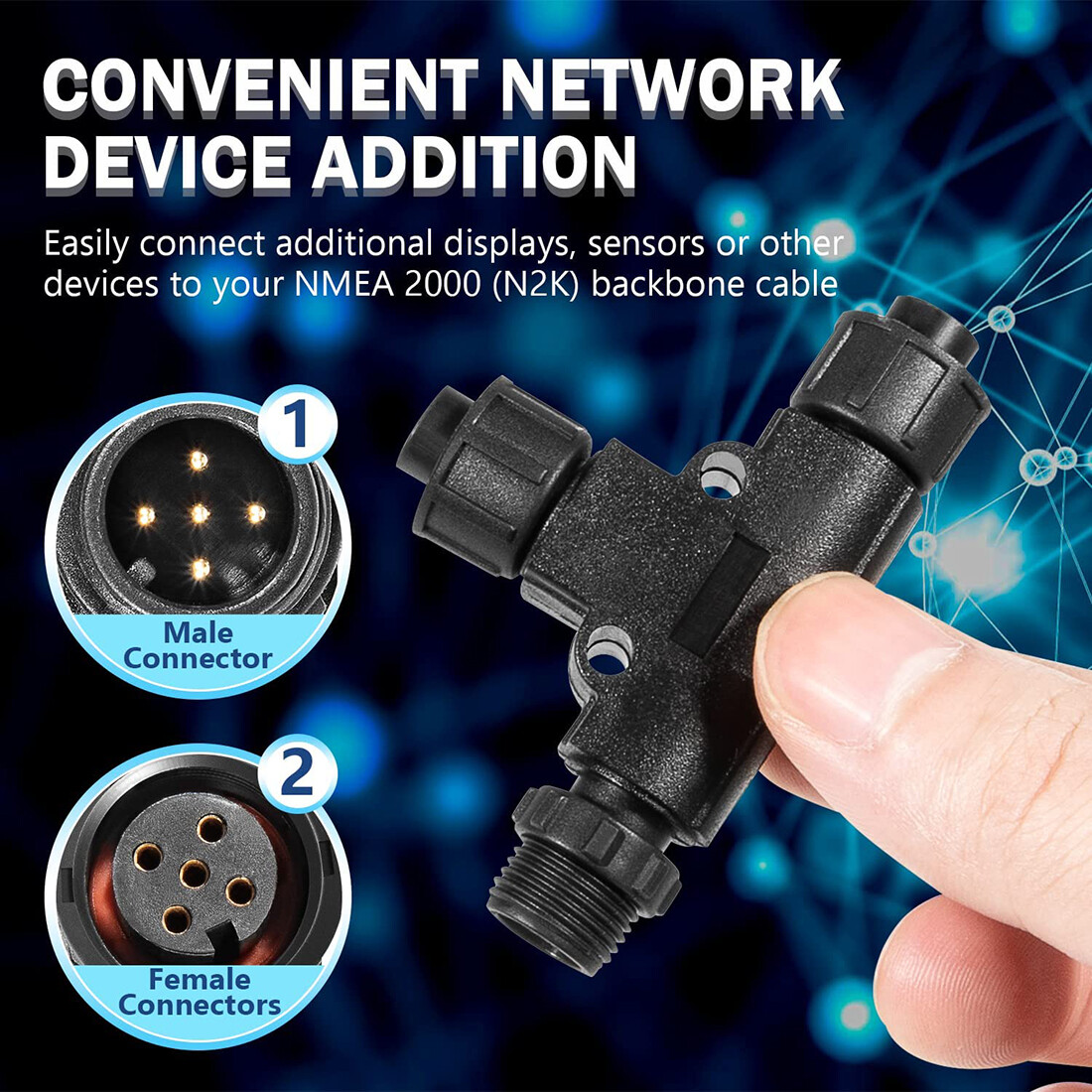 for NMEA 2000 Micro-C T-Connec – Fish Finder Cable Bewertung und Preis