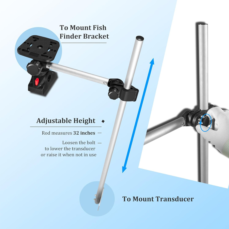 360° Rotation ,Marine Fish Fin – Fish Finder Mount Bewertung und Preis