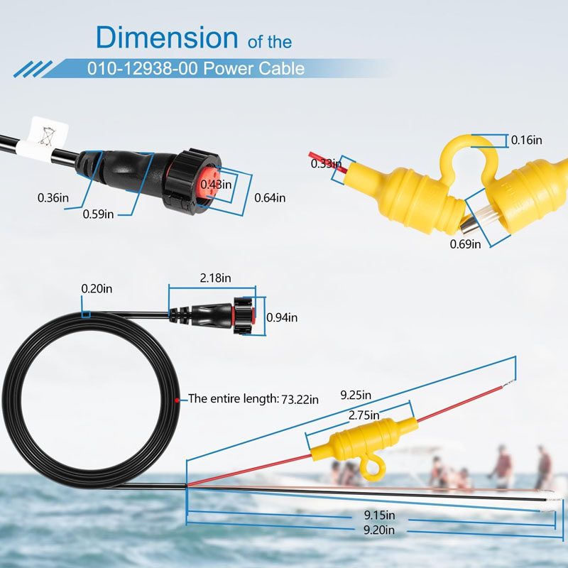 010-12938-00 Boat Power Cable  – Fish Finder Cable Bewertung und Preis