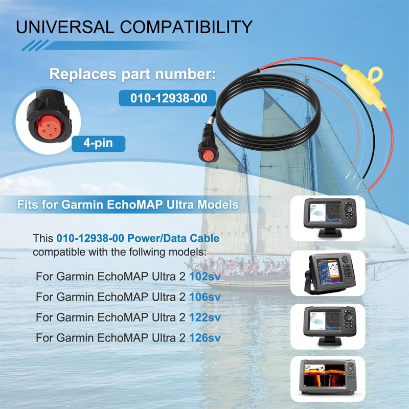 010-12938-00 Boat Power Cable  – Fish Finder Cable Bewertung und Preis
