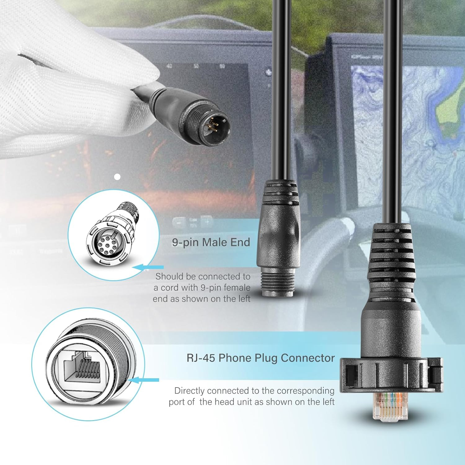 010-12531-01 Marine Network Ad – Fish Finder Cable Bewertung und Preis