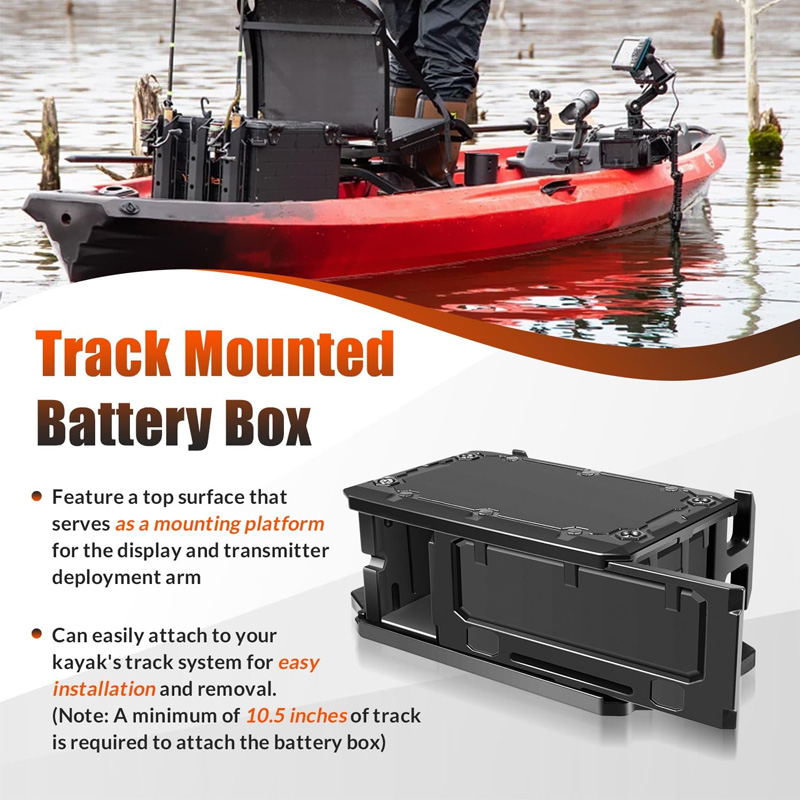 Track Mounted Battery Box for  – Fish Finder Mount Bewertung und Preis